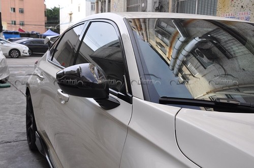Cubiertas de espejo retrovisor de carbono forjado en seco para Honda Civic Type-R FL5 11a pasta - Imagen 12 de 12