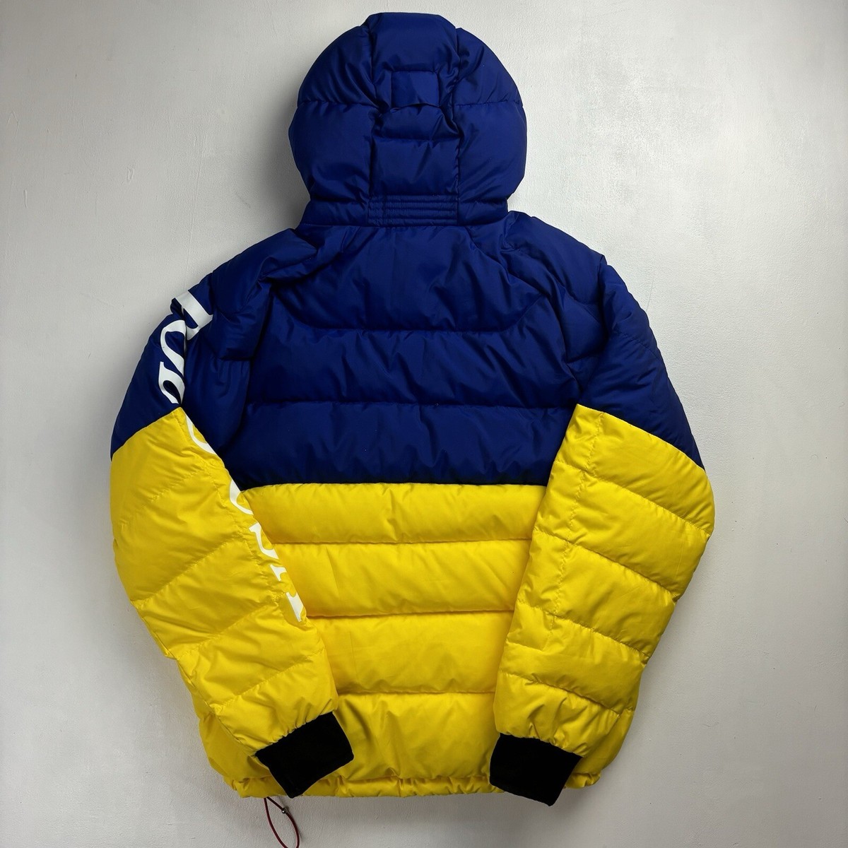 Polo Ralph Lauren Retro Cookie Patch 1/4 Zip Puffer Coat Down