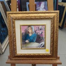 Giuliano Trombini olio su tela 20 x 20 cm