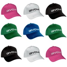 3 BERRETTI GIVOVA Cappellino UNISEX cotone Cap Art. ACC04 con visiera (3PEZZI)