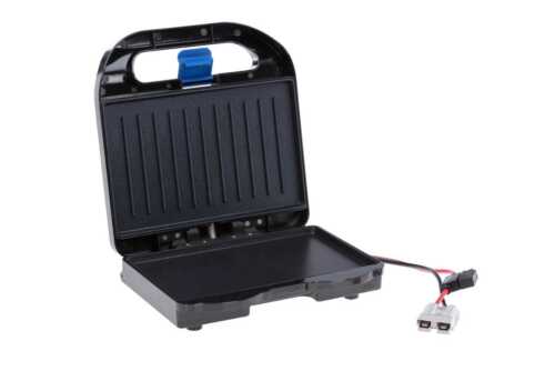 Kings 12V Portable Travel Sandwich Press Toasties on the Go Non Stick coating - Picture 3 of 12