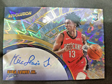 2020/2021 KIRA LEWIS JR. REVOLUTION ROOKIE AUTO (FRACTAL) #15/100 RAPTORS/JAZZ
