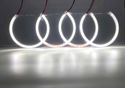 for BMW E36 E38 E39 E46 HID headlight LED halo ring angel eye DRL Xenon white