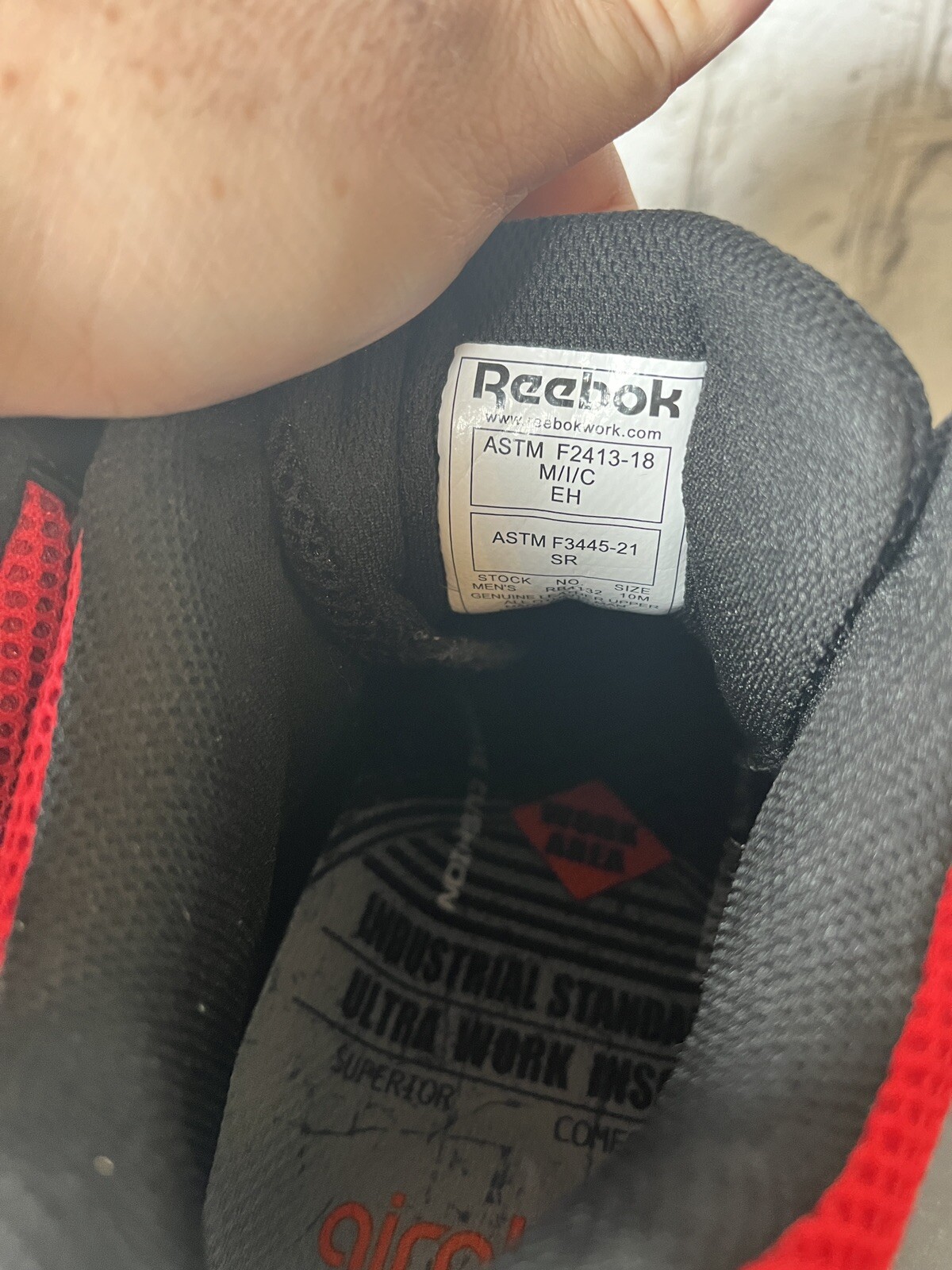 Reebok BB4500 Work boot Composite Toe Warehouse R… - image 7