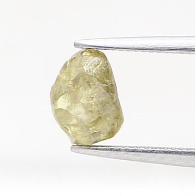 Grüner Unbearbeiteter Rohdiamant Natur Diamant Unregelmäßig 1.38ct ''Hd Video''