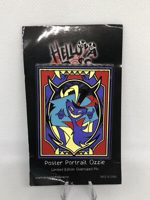 Helluva Boss Poster Portrait Ozzie Limited Edition Oversized Pin Vivziepop