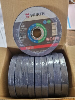 115 mm, 4,5 Zoll, 1 mm Red Line, DÜNNE METALLTRENNSCHEIBE, Schleifen, Edelstahl