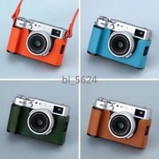 Genuine Leather Cowhide Camera Case for Fuji Fujifilm X100V Hand Grip Body Base