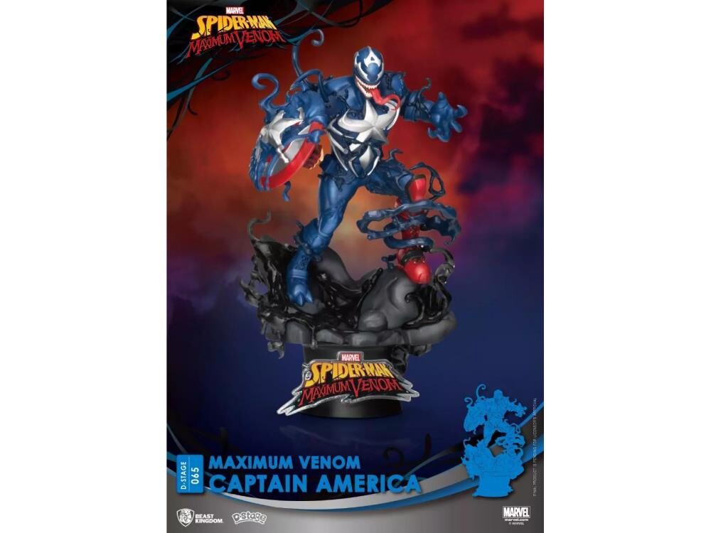 Spider-Man: Maximum Venom D-Stage DS-065 Captain America | eBay