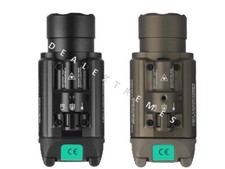 Olight Baldr Pro 1350 Lumen Pistol Flashlight /w Green Laser BLACK  Desert TAN