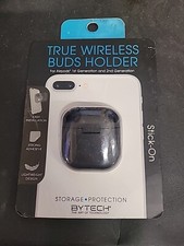 Bytech - True Wireless Buds Holder Black - Stick-on 