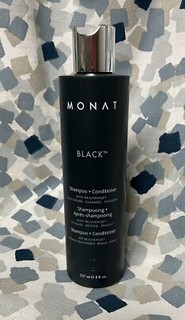 Monat Black 2 in 1 Shampoo Conditioner Infused With Rejuvenique 8 fl oz New
