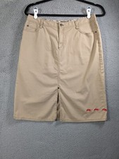 Eddie Bauer Skirt Womens 14 Cotton Stretch Em...