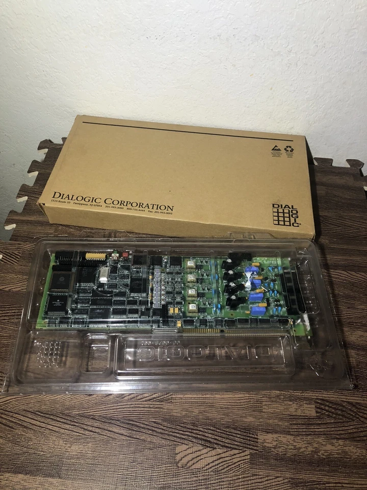 NEW Dialogic D/41E 04-0522-001 PCB Card 85-0134-043 Rev.B with 85-0146-003 Rev.A - Image 4 of 4