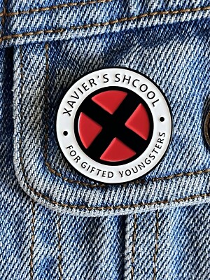 Marvel - X Men - Xavier s School For Gifted Youngsters - Round Enamel Pin