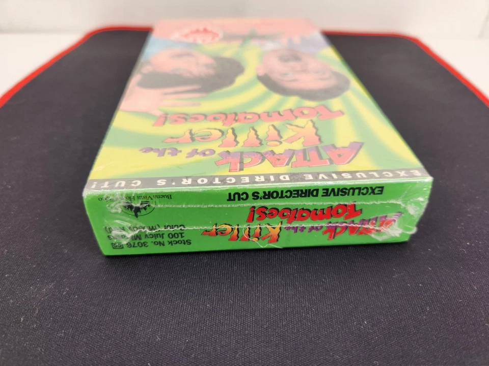 ATTACK OF THE KILLER TOMATOES NEW SEALED WITH SEEDS VHS EXCLUSIVE DIRECTOR'S CUT - Image 4 of 4