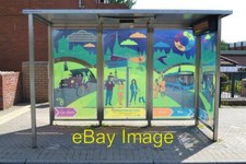 Photo 6x4 Bus shelter 1, Matchborough Centre, Redditch A bus shelter with c2013