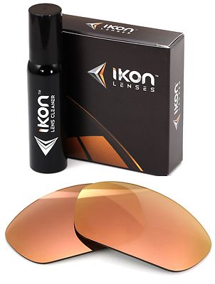 Polarized IKON Replacement Lenses Oakley Straight Jacket Asian Fit Rose  Gold