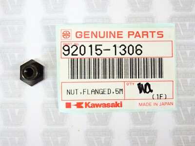 Kawasaki NOS NEW 92015-1306 Flanged Nut 5mm ZX ZX1100 ZX750 ZX550