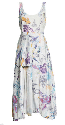 Isla and White Samara High And Low Floral Linen Cotton Dress M Isla & White | eBay Isla and White Samara High And Low Floral Linen Cotton Dress M Isla & White | eBay