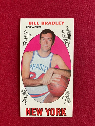 1969-70, Bill Bradley, "TOPPS" Rookie Card - Knicks (Scarce / Vintage)