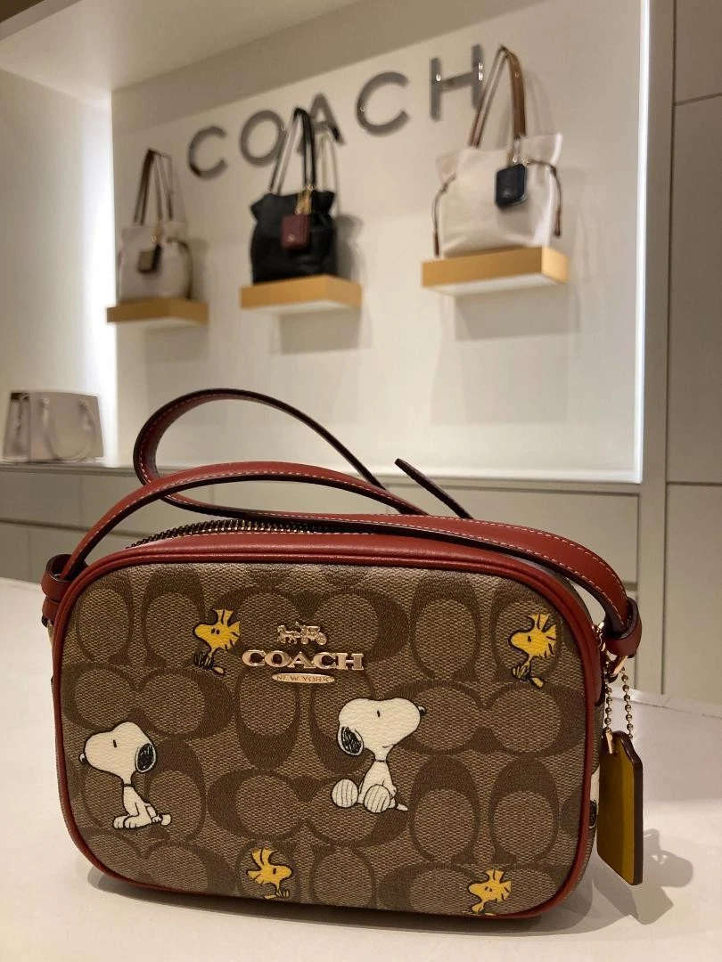 Borsa Coach Snoopy COACH rivestita in tela