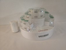 MED EEZ Monthly Pill Organizer new with Pill Crusher and Pill Splitter