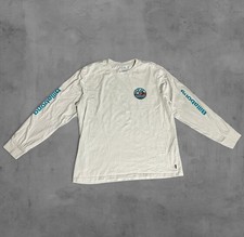 Billabong White Long Sleeve Shirt With Mountain Graphic Men's Size XL