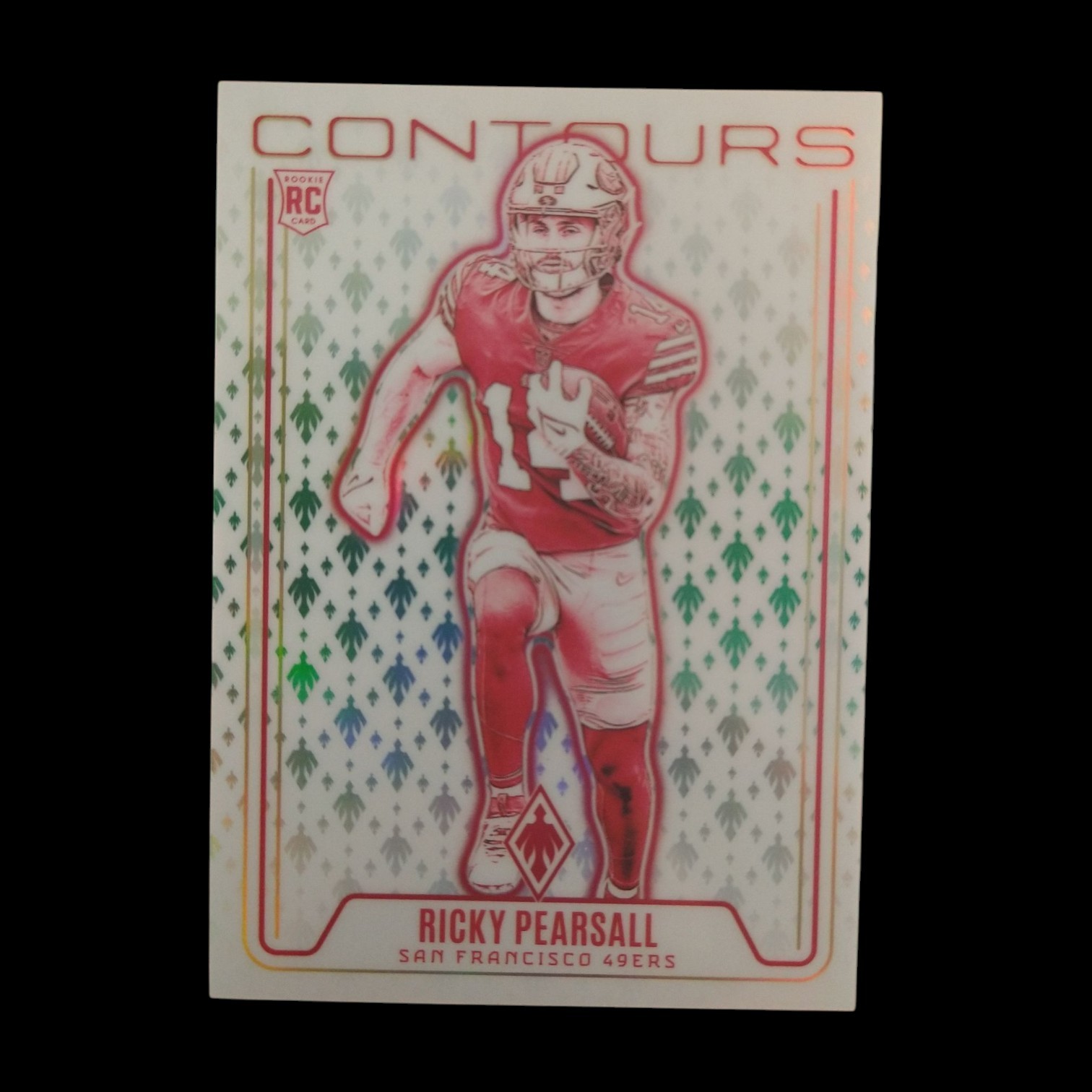 2024 Panini Phoenix Ricky Pearsall Contours Green /25 Rookie