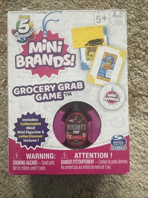 Mini Brands Grocery Grab Card Game With Hershey s Syrup 5 Suprise By Zuru New