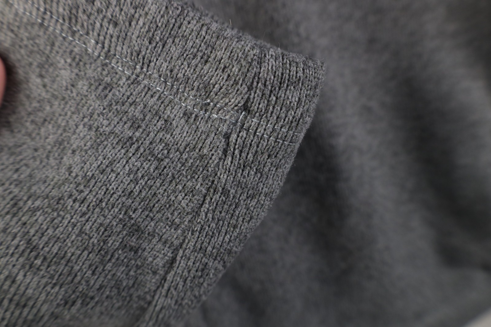 The North Face Womens Medium Spell Out Crescent Pullover Hoodie Sweatshirt Gray image 8