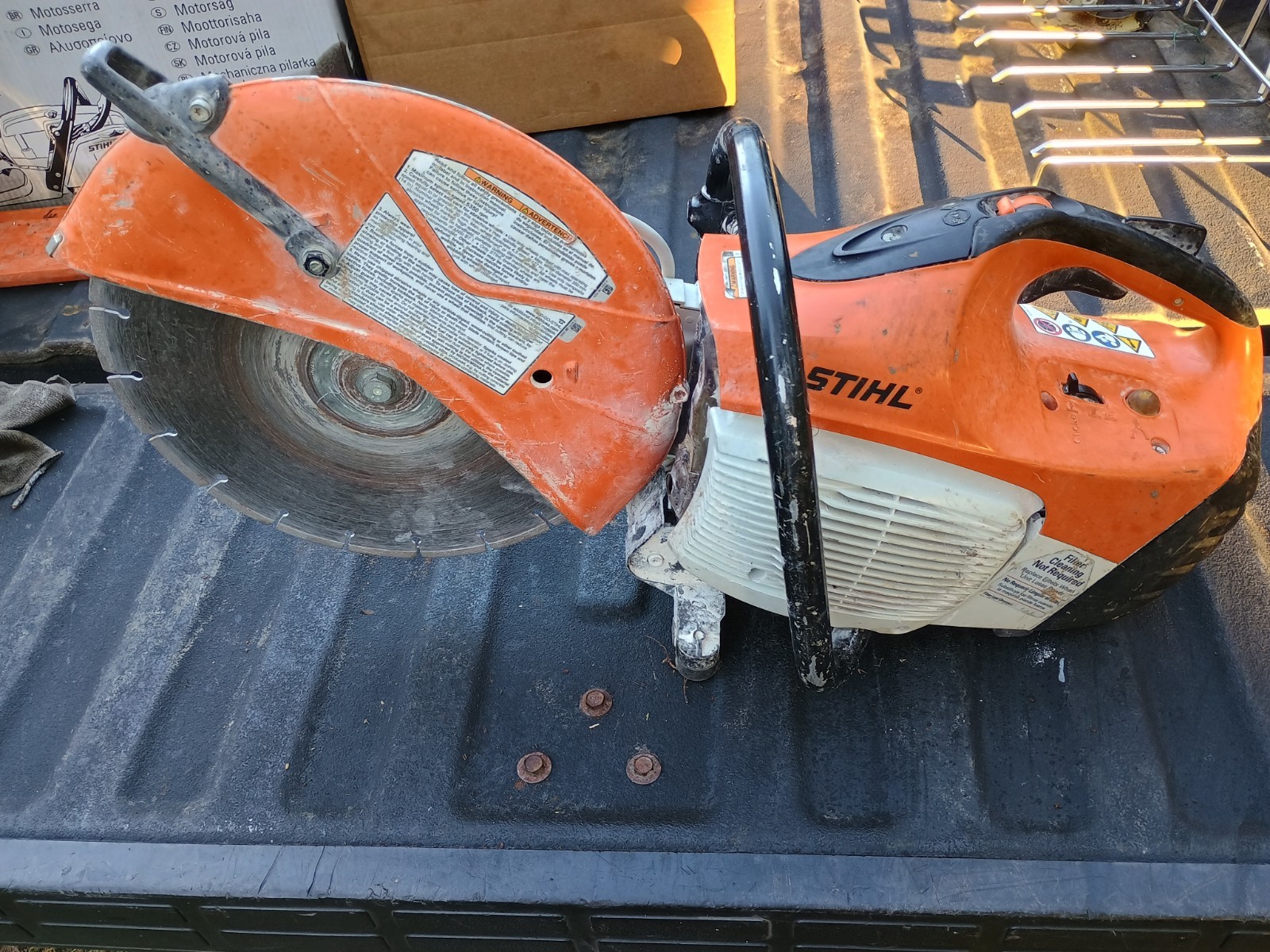 Stihl TS 420 Concrete Demolition Saw For Parts Or Repair TS420
