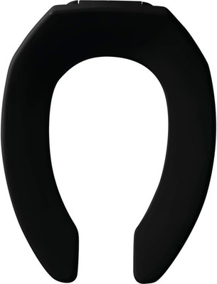 1955SSCT Commercial Open Front Plastic Toilet Seat, Heavy Duty Industrial No Sla