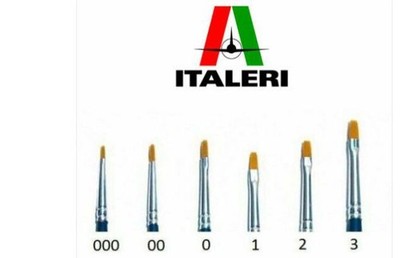 Italeri 2 Pinsel S.Flat – A51225