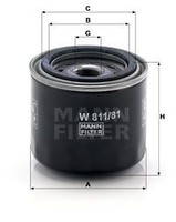 Mann-Filter W811/81 ÖLfilter FüR Daewoo Daihatsu Suzuki Toyota