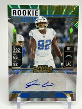 Justin Eboigbe 2024 Panini Contenders Rookie Ticket Auto Rookie Card #246