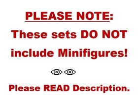 LEGO Star Wars: 7251,20016,75128,75297 w/Instrctns - No Boxes, *NO MINIFIGURES*