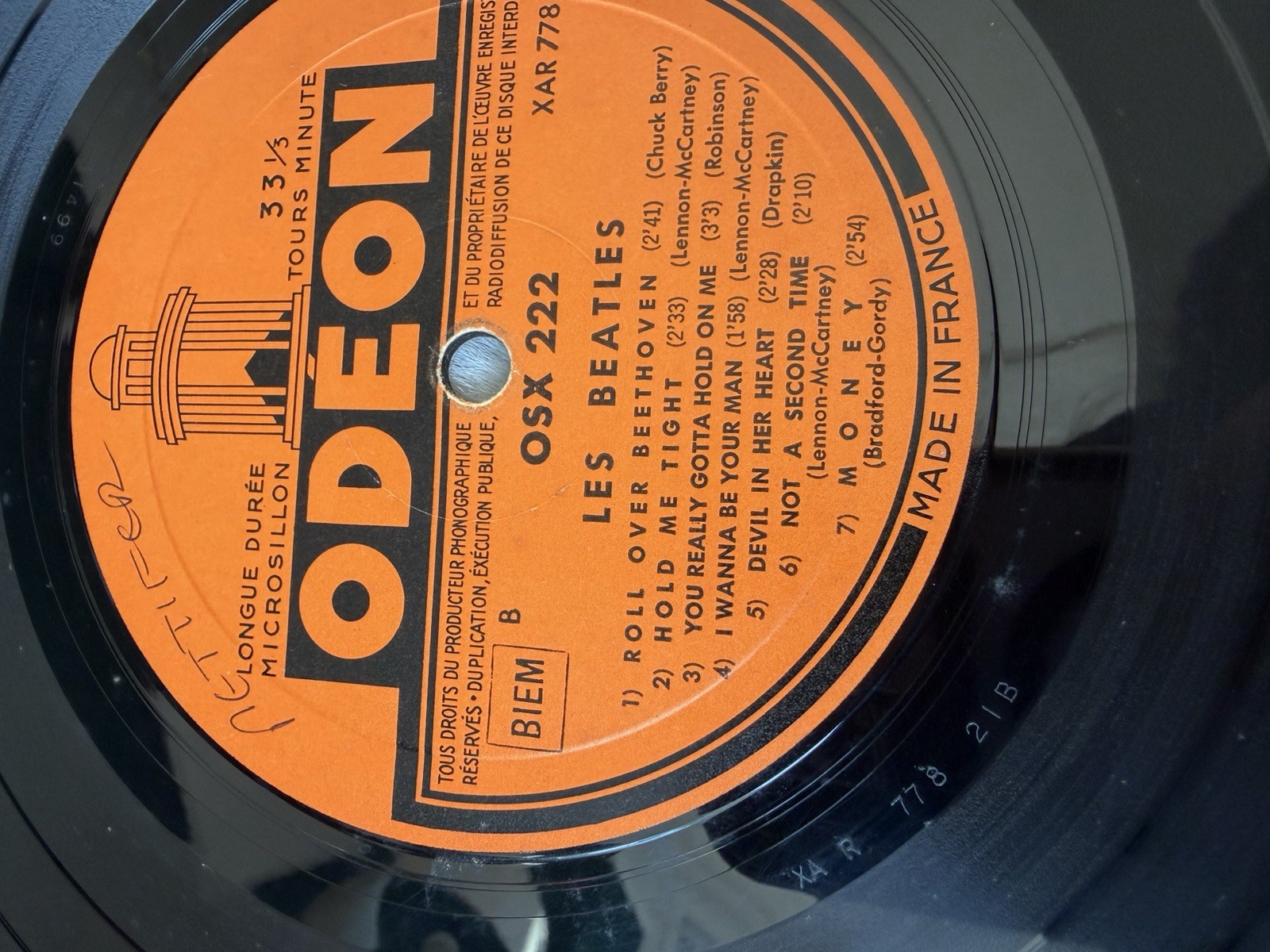 The Beatles – Les Beatles (French 1st Press 1963) Odeon OSX 222 – Rare image 4