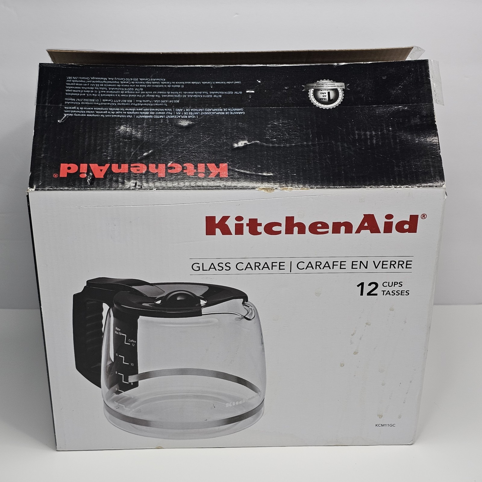 KitchenAid 12 Cup Glass Carafe Coffee Pot Replacement