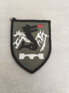 Antikes Bw Patch "3./Gebirgspionierbataillon 8" Brannenburg