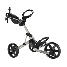Clicgear Model 4.0 Golf Push Cart, 3-Wheel Foldable Walking Golf Cart - Silver
