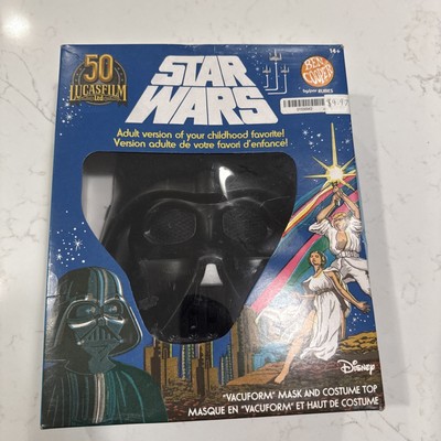 Ben Cooper Rubies 50 Star Wars Vacuform Mask Darth Vader Limited Edition Adult