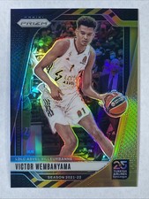 Victor Wembanyama 2024-25 Panini Prizm EuroLeague #48 Black Gold Prizms #4/5