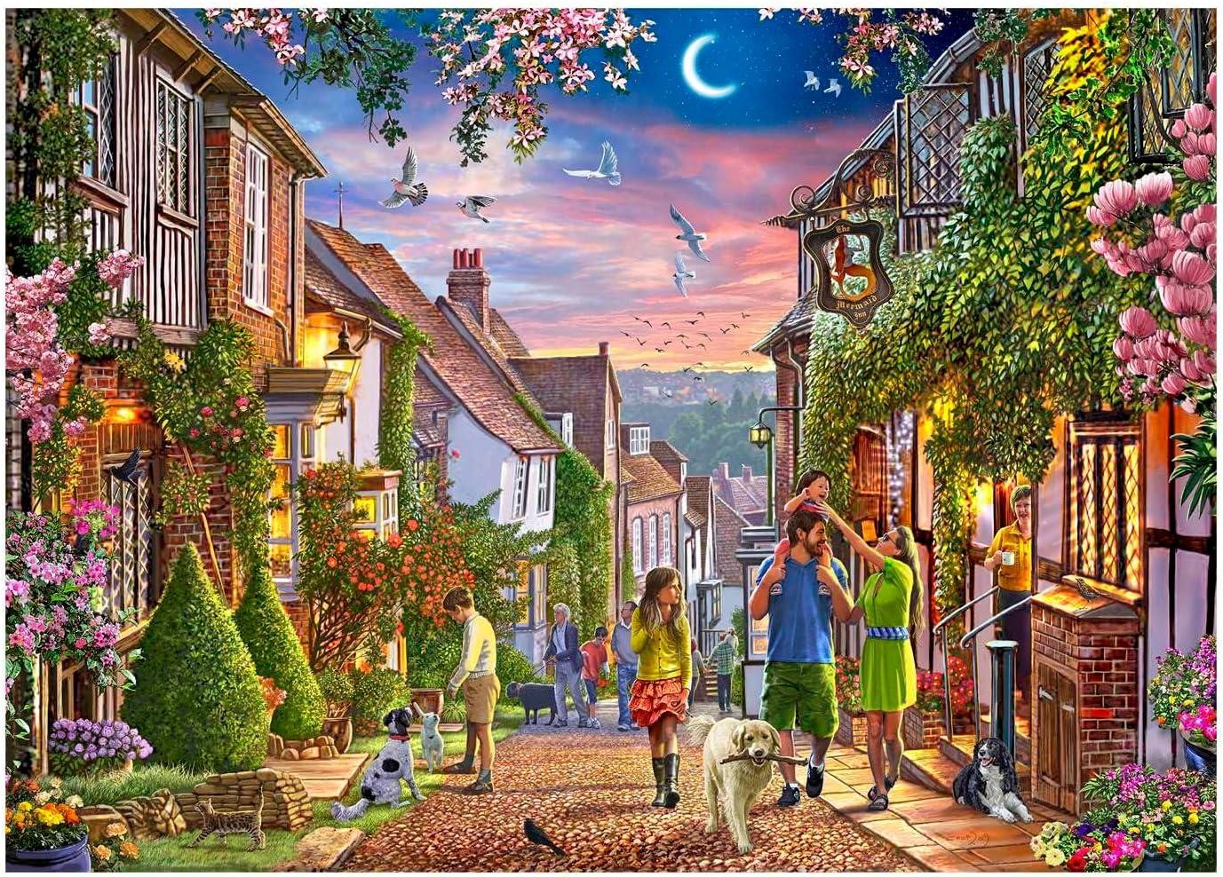 House of Puzzles Mermaid Street Jigsaw Puzzle (1000 Pieces)