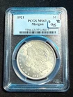 1921 MORGAN DOLLAR PCGS MS 63 837