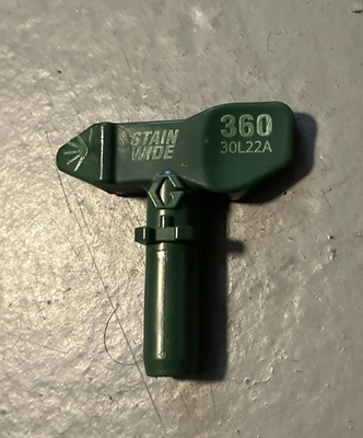 #ad #ad Graco 360 Or Tc Pro Green Stain Wide Finish Low Pressure Tip 30L22A Genuine New $10.00