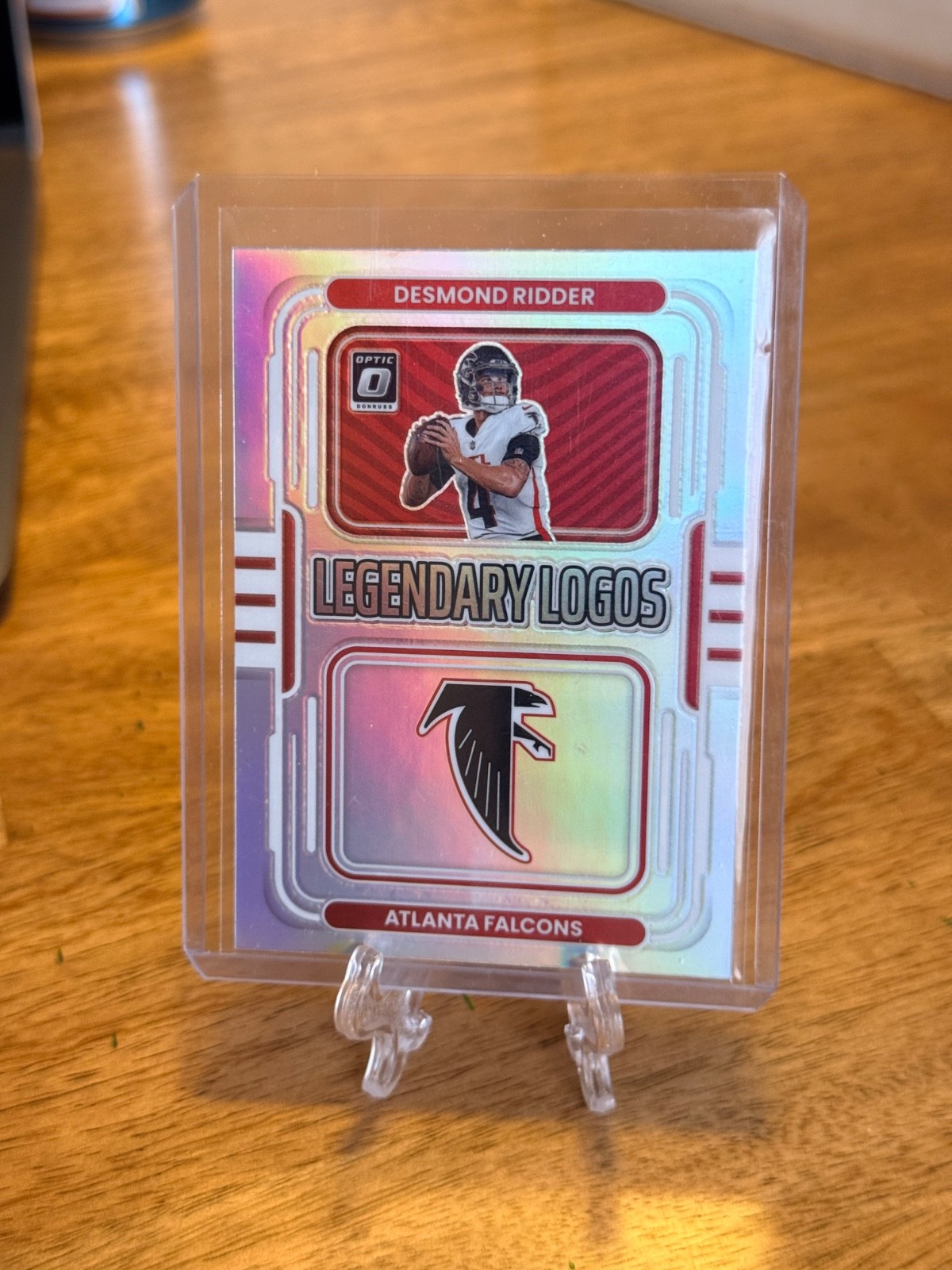 2022 Donruss Optic  Desmond Ridder Legendary Logos Silver Prizm  #LL-3 Rookie