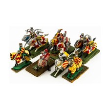 Lot Historical Loose Model Medieval Mounted Knights 4 NM