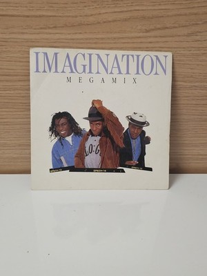 Vinyl 45T Retro IMAGINATION alte Schallplatte, Vintage Musik Sammlung 80er