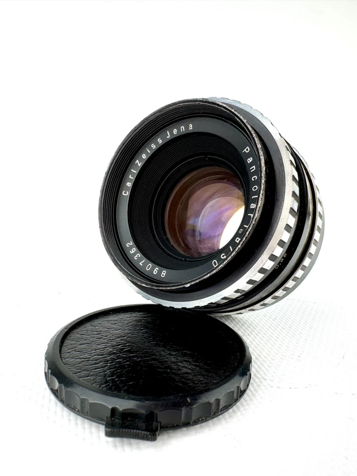Carl Zeiss Jena Pancolar portrait lens 50mm f/1.8 Mount M42 - Image 2 of 4